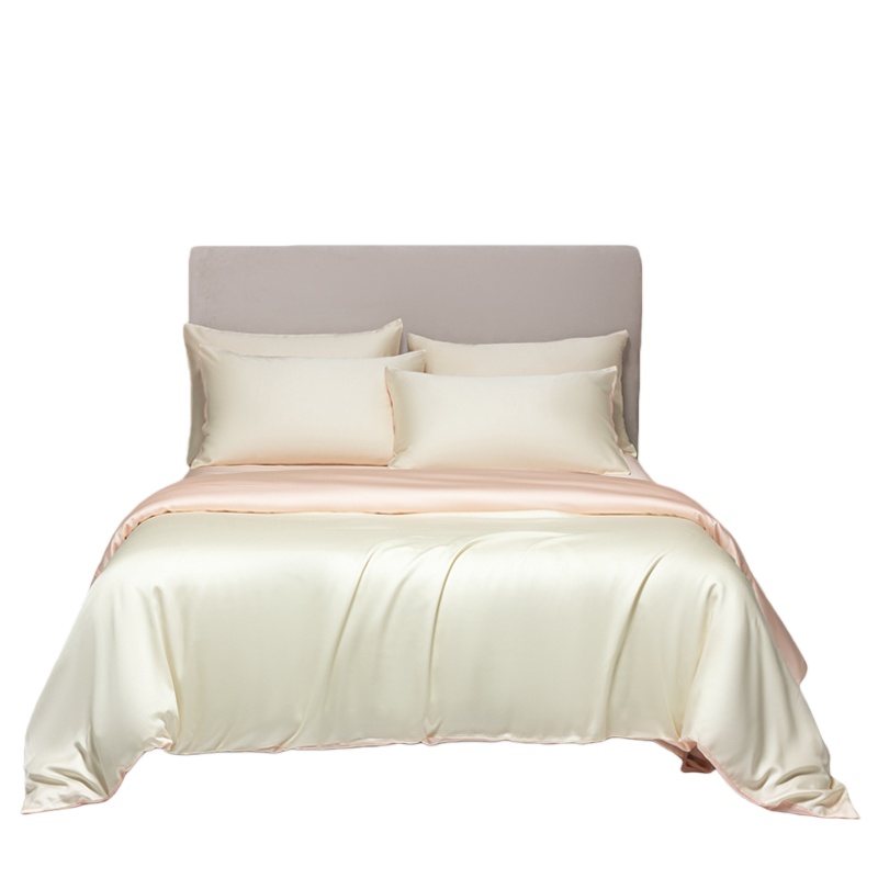 婵思 TJ0KL02000444 简约兰精天丝四件套 200*230cm （单位：套） 珠白色