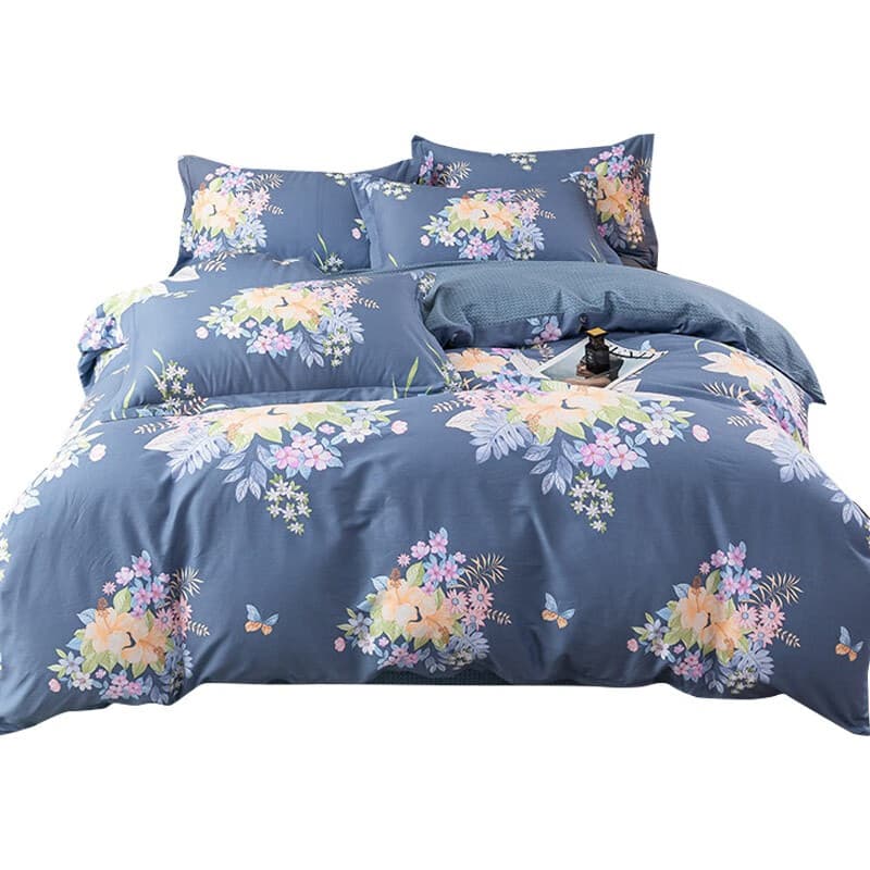 婵思 TJ0NH02100675 纯棉印花春拂花浓系列套件 200*230cm （单位：套） 春拂花浓