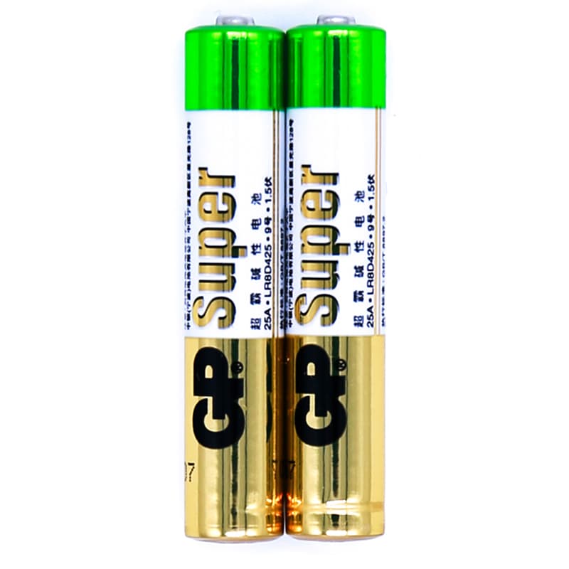 超霸（GP） LR8D425 碱性电池 550mAh 1.5V 9号 2节/卡 （单位：卡）