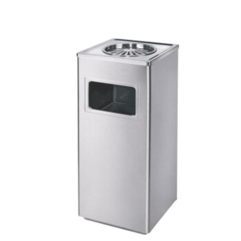 超灵 CL-14 不锈钢垃圾桶 方形 （单位：个） 银色