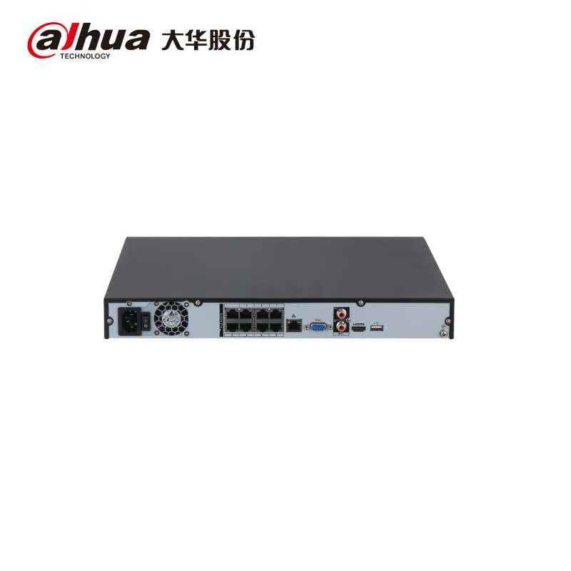 大华（Dahua） DH-NVR4208-8P 网络录像机 8路2盘位 （单位：台） 黑色