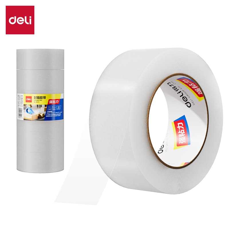 得力（deli） 30177 封箱胶带 45mm*150y 6个/筒 （单位：筒） 透明色
