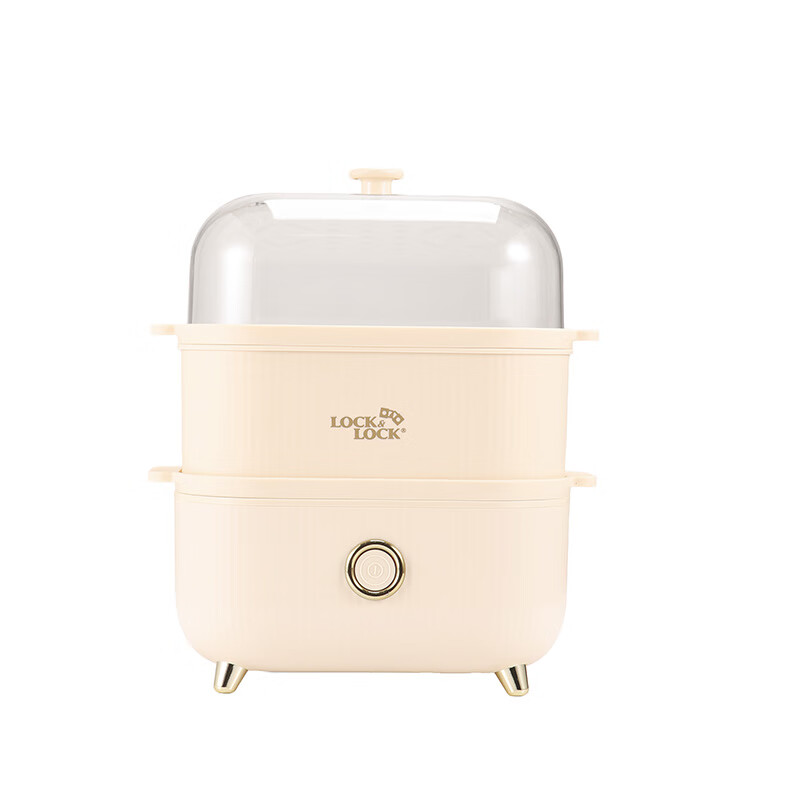 乐扣乐扣（LOCK&LOCK） EJP1847YEL 多功能电蒸锅 4L （单位：台） 米白色