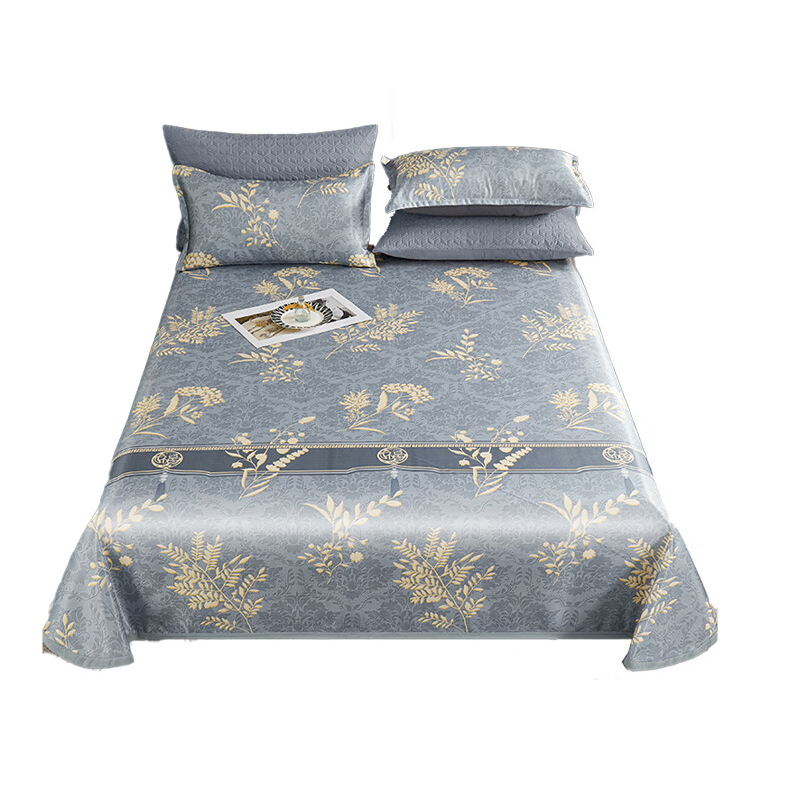 艾逸瑶选 JF-24111 塔丽娜冰丝凉席三件套 凉席230*250cm/枕套48*74cm*2 （单位：套）