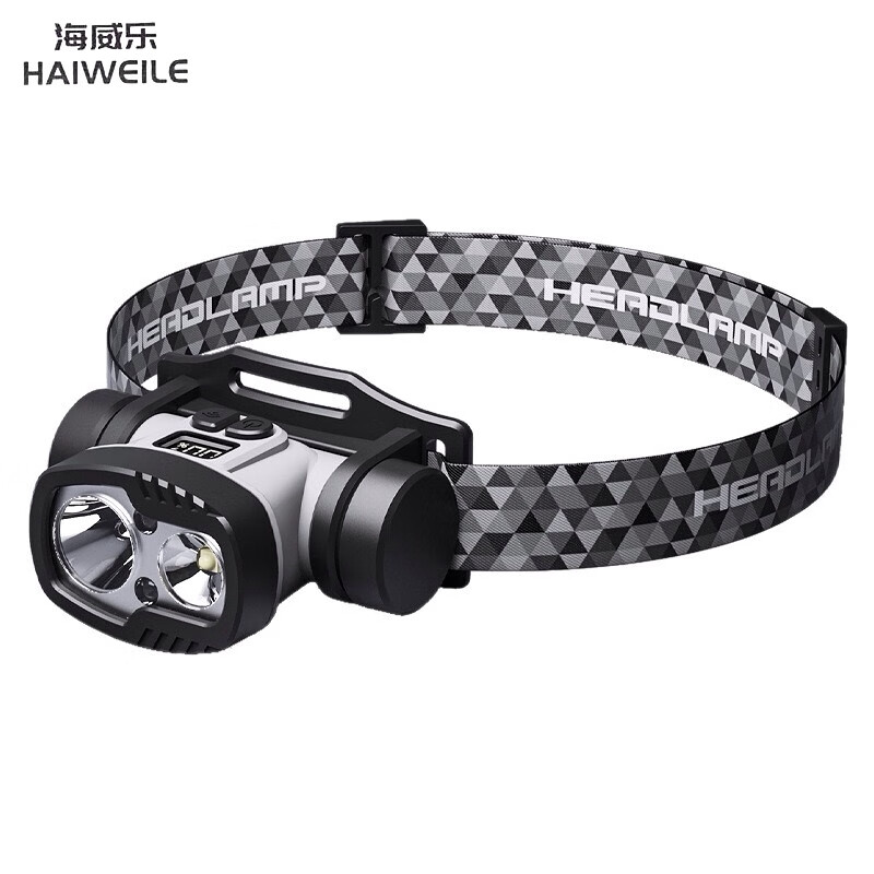 海威乐（HAIWEILE） HWL-GZD002 头灯 8W 3.7V （单位：台） 银色