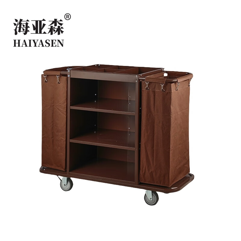 海亚森（HAIYASEN） TK-9524 手推平板车 140*46*112cm （单位：辆） 棕色