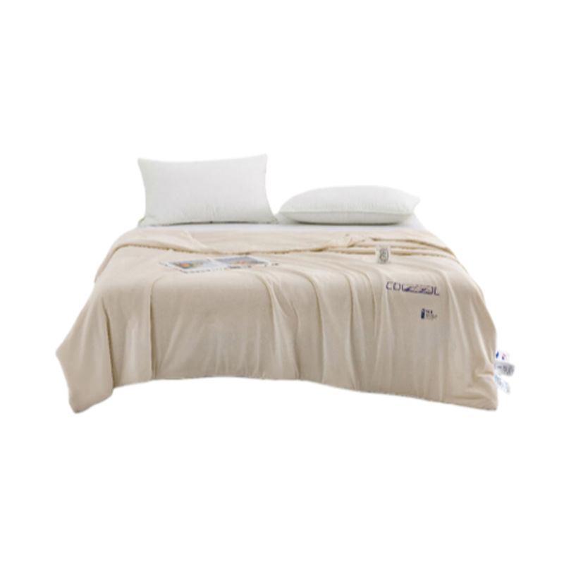 汉司家纺 涤氨凉感 夏被 200*230cm （单位：床） 米白色