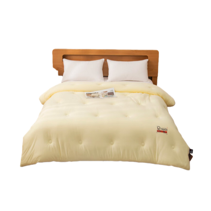 汉司家纺 太奇双核 针织棉锁温冬被 200*230cm （单位：床） 黄色