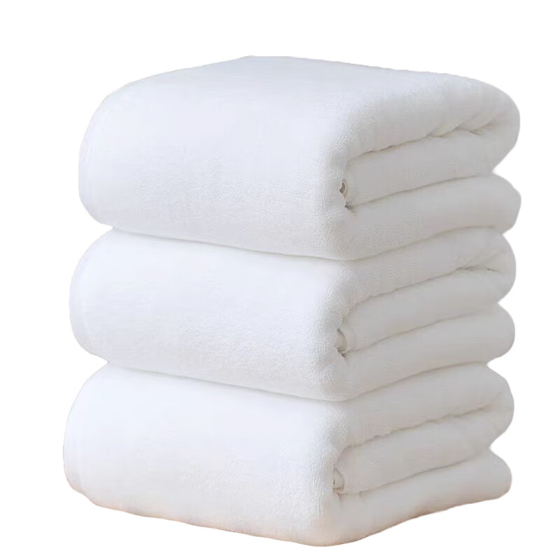 汉司家纺 纯棉 浴巾 75*150cm 600g （单位：条） 白色