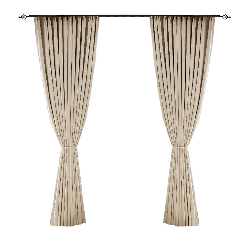 汉司家纺 HANSI-CL01 半遮光电动窗帘 1m*0.25 （单位：个） 浅棕色