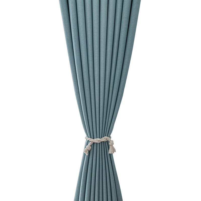 汉司家纺 HSJF-CL05 双面麻遮光帘 1M*2.7M （单位：个） 蓝色