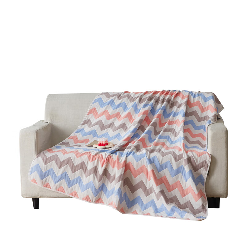 汉司家纺 纯棉 四季通用舒适毛毯 150*200cm （单位：条） 浅蓝色