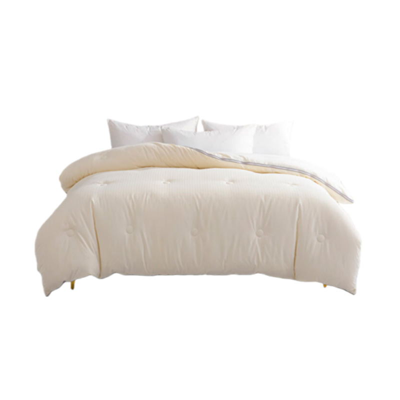 汉司家纺 拉链款 提花子母被 200*230cm 4+8斤 （单位：床） 奶白色