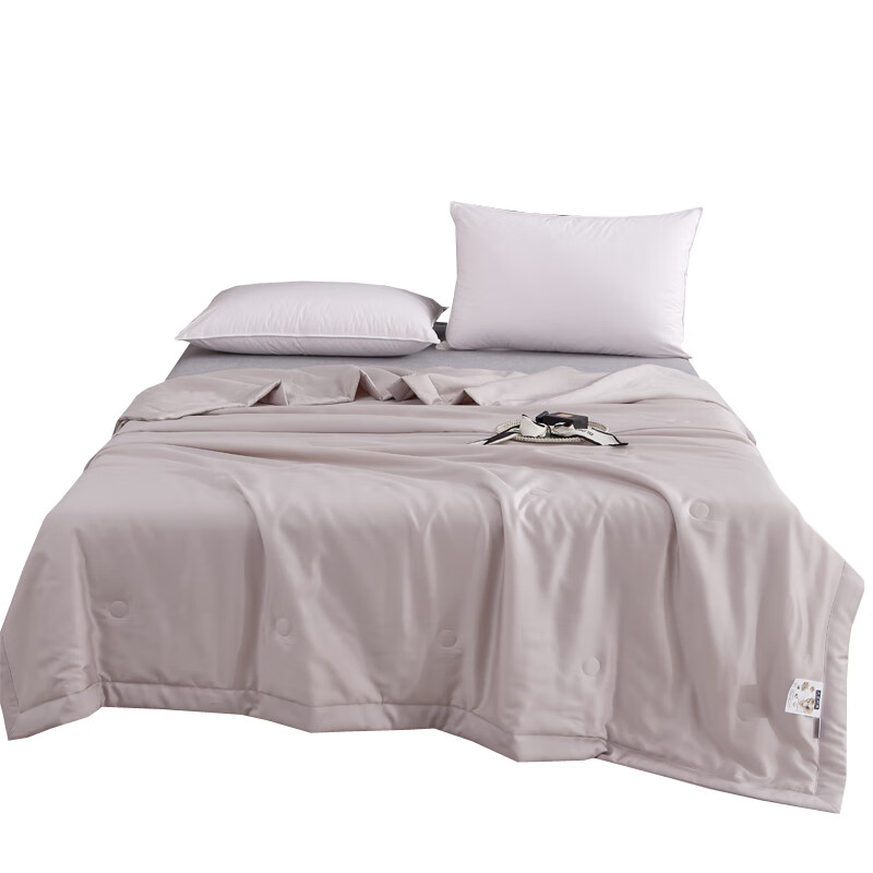 汉司家纺 天丝柔软 丝滑水洗夏被 150*200cm （单位：条） 米灰