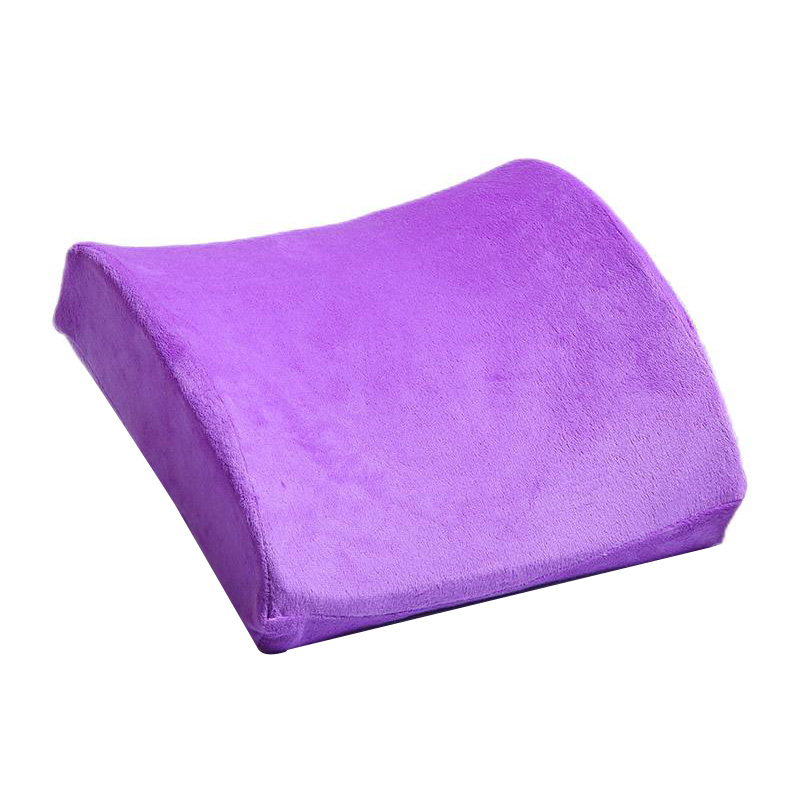 汉司家纺 臻舒 腰靠靠垫 34*32*12cm （单位：个） 深紫色