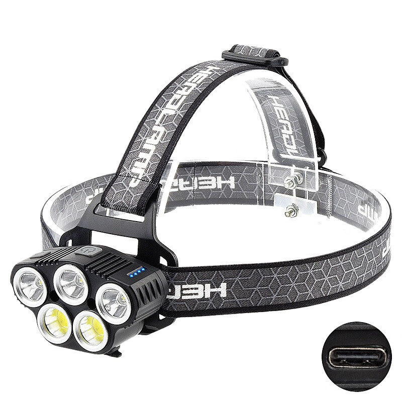 和齐顺 HQ-TD008 便携智能感应头灯 36W （单位：个） 黑色