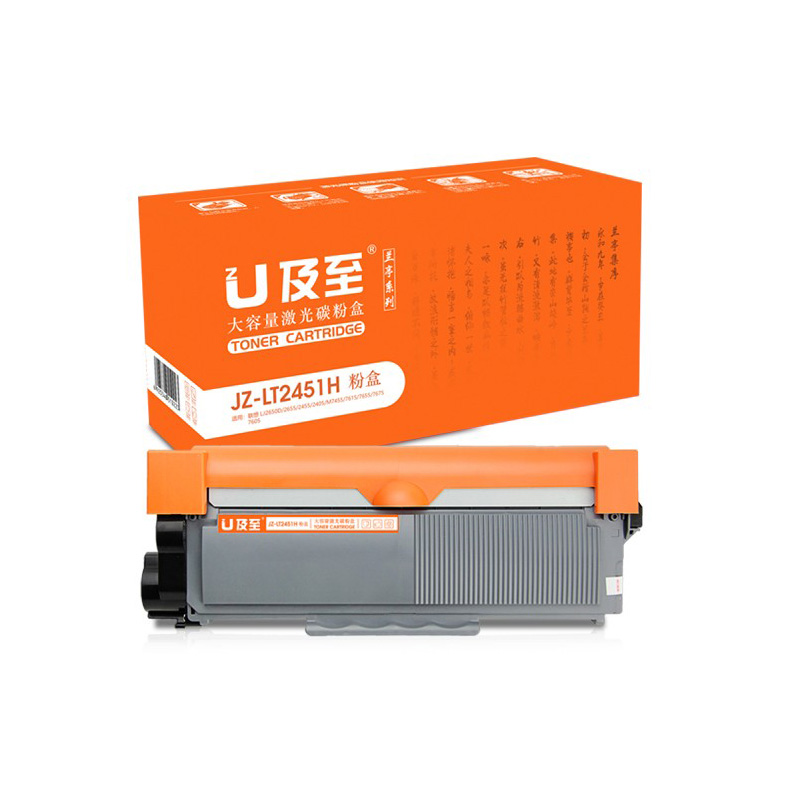及至 JZ-LT2451H 墨粉盒 2600页 （单位：只） 适用联想LJ 2650D 2655 2455 2405 M7455