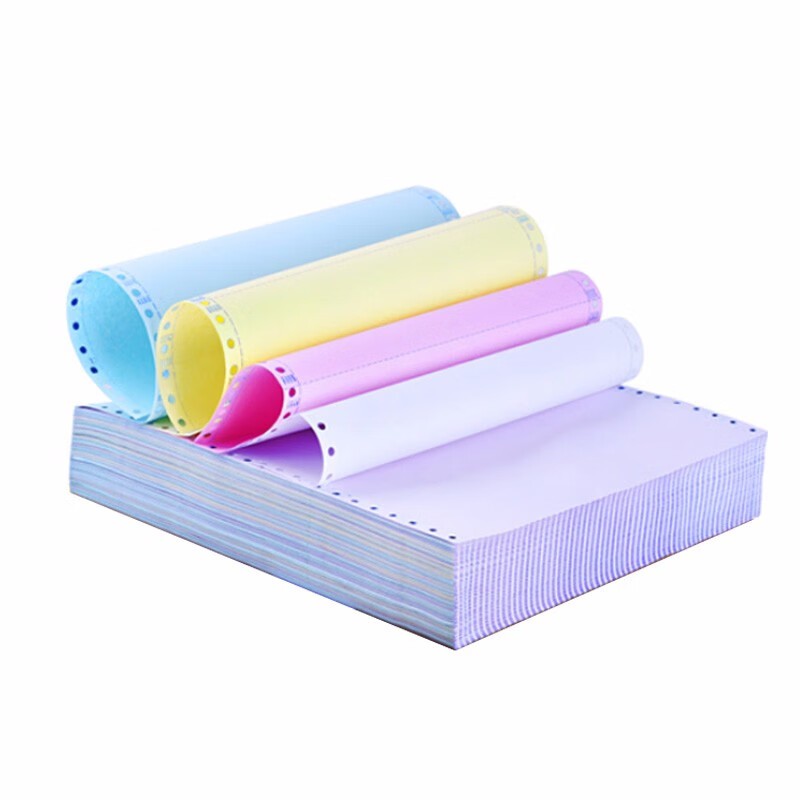 史泰博 241 电脑打印纸 二联一等分压线 1000页/箱 （单位：箱） 彩色