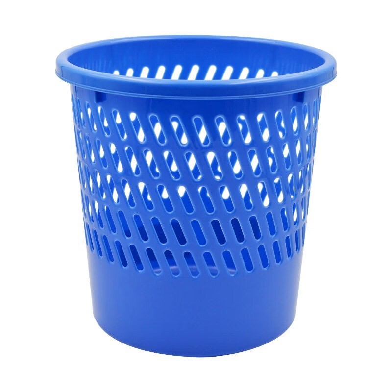 史泰博 圆形 垃圾桶 25.5*25.5*26cm （单位：个） 蓝色