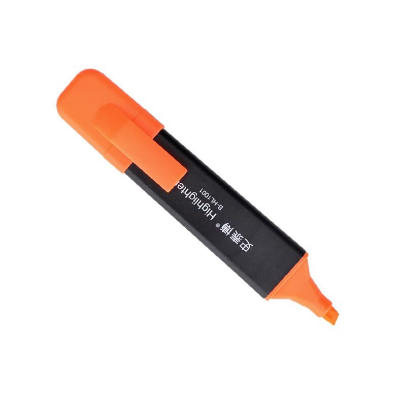 史泰博 B-HL1001 荧光笔 12支/盒 （单位：盒） 橙色