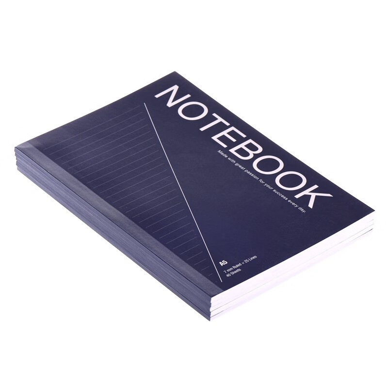 史泰博 PBN540 无线装订软抄本 A5  40页/本 （单位：本） 蓝色