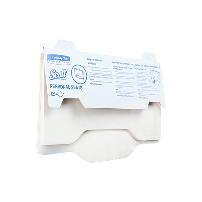 适高（SCOTT） 7410A 下抽式座便器座垫纸 125张/包 24包/箱 （单位：箱） 白色