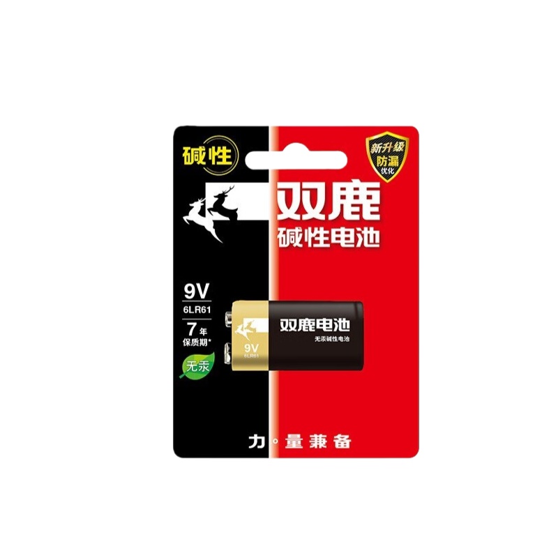 双鹿 6LR61 碱性电池 9V （单位：节）