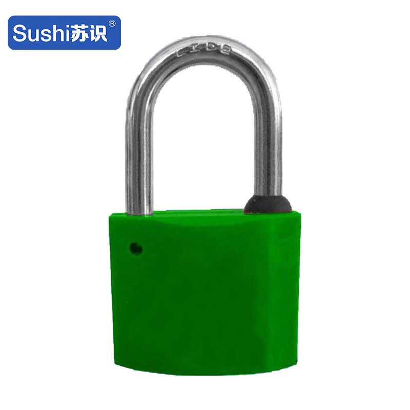 苏识 梅花 塑钢锁 35mm （单位：把） 绿色