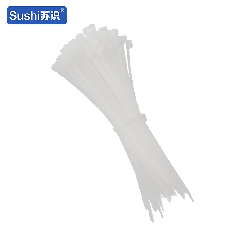 苏识 8GB7.6mm*300mm 扎带 100根/包 （单位：包） 白色