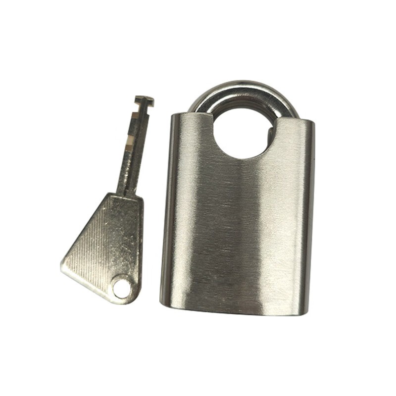 苏识 HQBY50mm 单开不锈钢弧形全包梁叶片锁 锁体宽50mm （单位：个） 银色