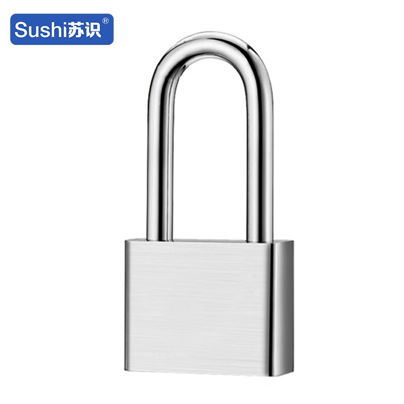 苏识 ISY930 短梁仿不锈钢叶片锁挂锁 30mm （单位：个） 银色