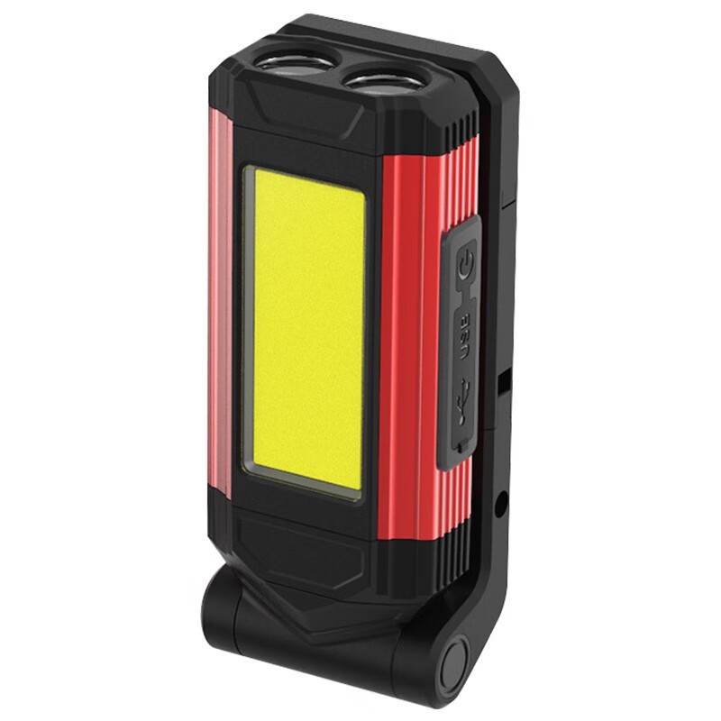 苏识 K011-A 折叠USB充电磁吸COB强光手电筒 10W3.7V色温6500K （单位：个） 红色