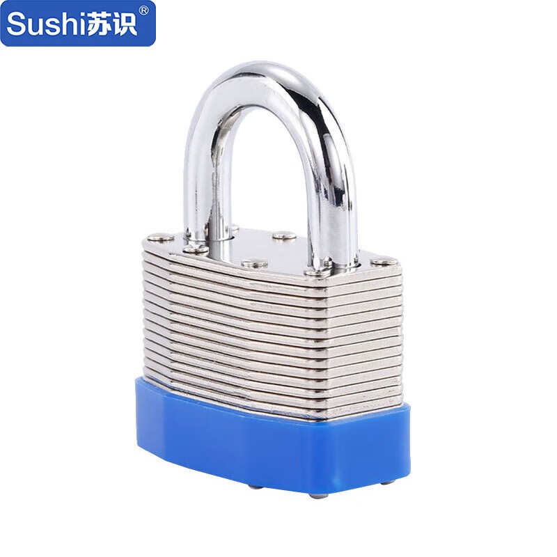 苏识 SQC630 短梁千层锁挂锁 30mm （单位：个） 银色