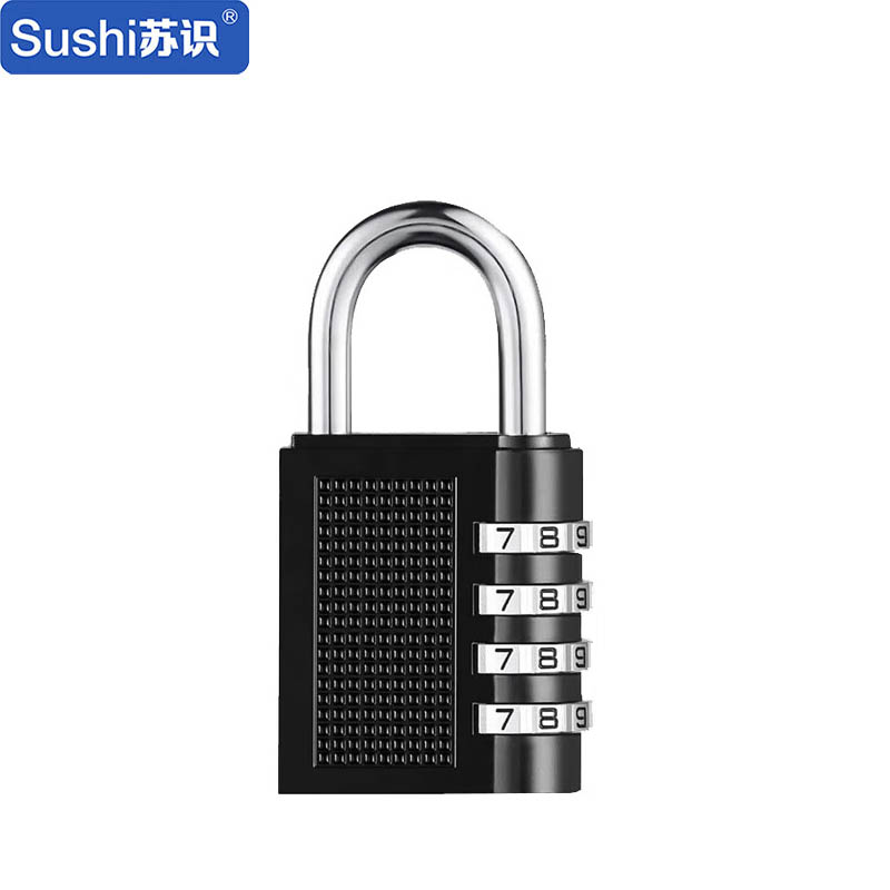 苏识 ZCA424 锌合金密码锁 四位密码 （单位：个） 黑色