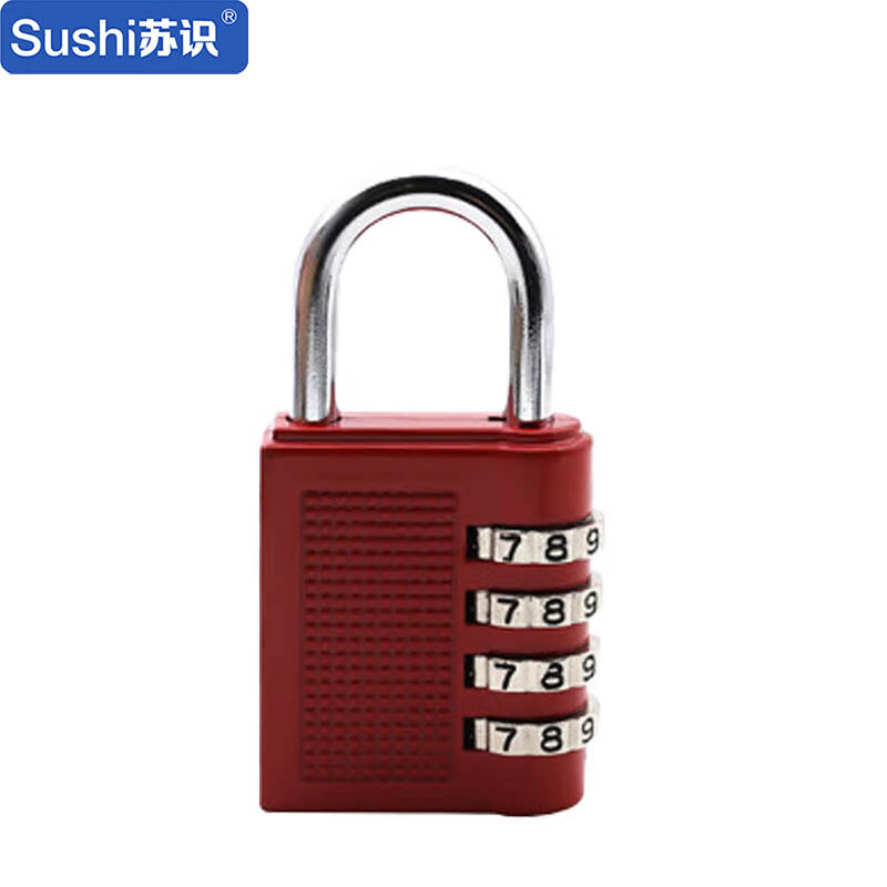 苏识 ZCA424 锌合金密码锁 四位密码 （单位：个） 红色