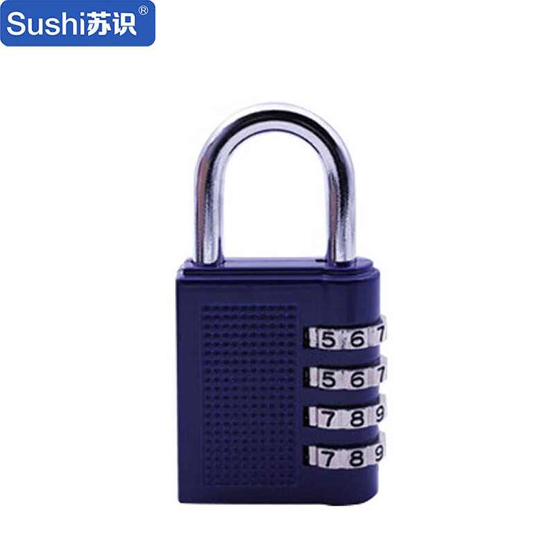 苏识 ZCA424 锌合金密码锁 四位密码 （单位：个） 蓝色