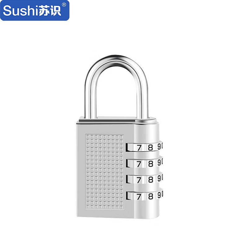 苏识 ZCA424 锌合金密码锁 四位密码 （单位：个） 银色