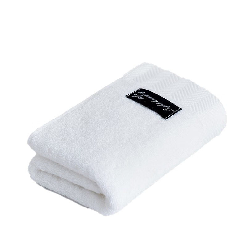 天山柔（TINSUNROL） MJ16PE2405451 全棉黑标纯棉毛巾 35*75cm 105g （单位：条） 纯白