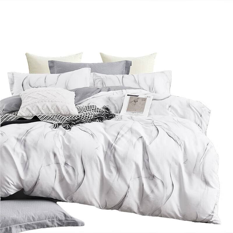 喜芙妮（Softnie） XF-T1809JC 莫塔四件套 200*230cm （单位：套） 灰白色