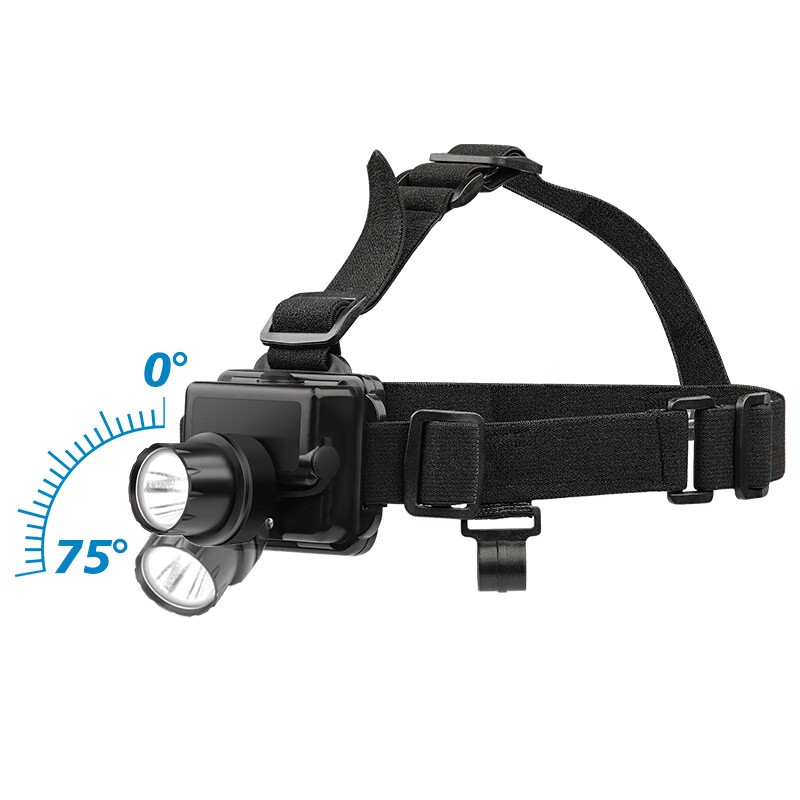 许力 HD5010-3 微型防爆调焦头灯 3.7V 3W IP66 （单位：台） 黑色