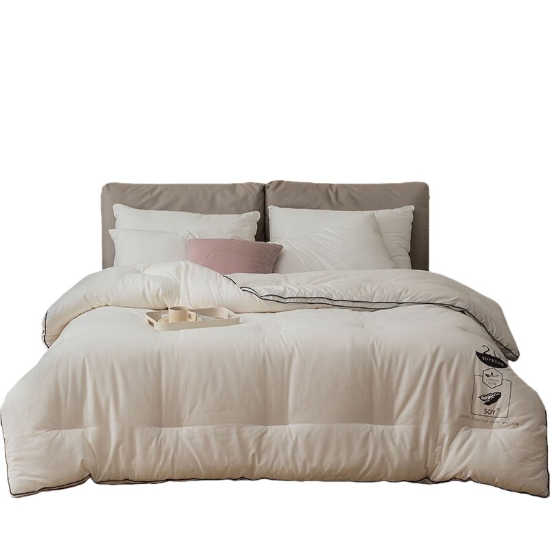 伊伊爱 BZ0BZF2100876 全棉SO提花大豆秋冬被 150*200cm （单位：条） 象牙白