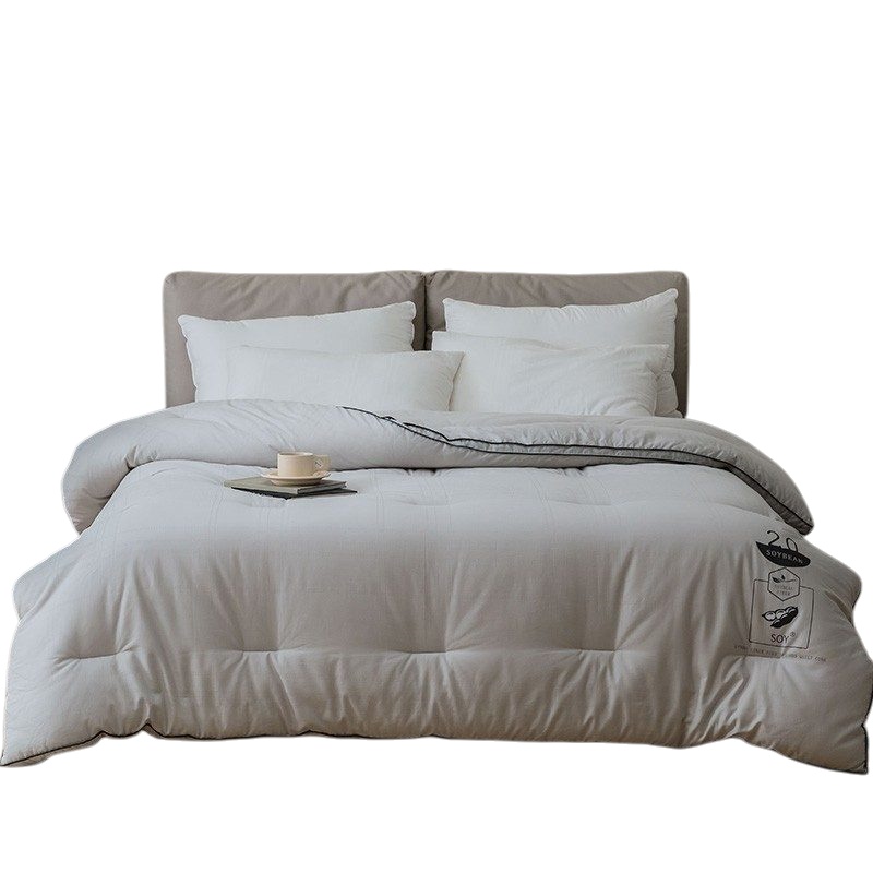 伊伊爱 BZ0BZF2100877 全棉SO提花大豆秋冬被 200*230cm （单位：条） 深空灰