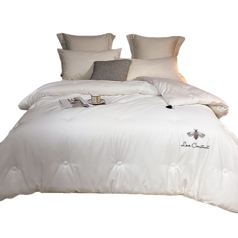 伊伊爱 BZ0HJC2100370 时尚蜜蜂被子 200*230cm 6斤 （单位：条） 白色