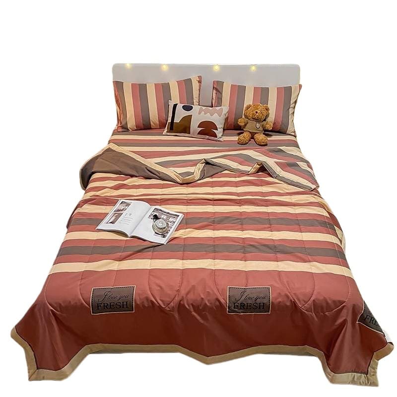 伊伊爱 BZ0HJC2100785 全棉印花夏被 150*200cm （单位：条） 时尚英伦