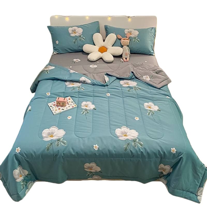 伊伊爱 BZ0HJC2100786 全棉印花夏被 200*230cm （单位：条） 悠然花语