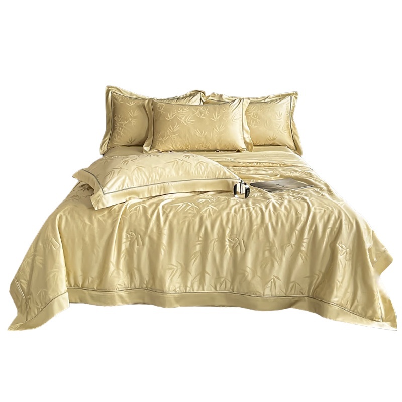 名都丽人 MDLR-76 提花镂空夏凉被 200*230cm （单位：条） 黄色