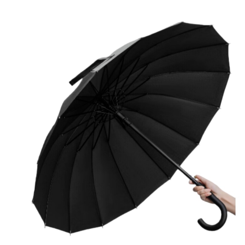 明壹行 MYX-2122-002 16骨雨伞 123*96cm 12把/箱 （单位：箱） 黑色