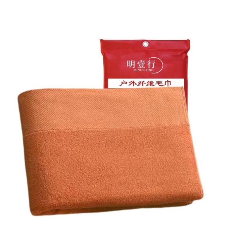 明壹行 MYX-MT01 户外纤维毛巾 1m*1m （单位：条） 橘红色