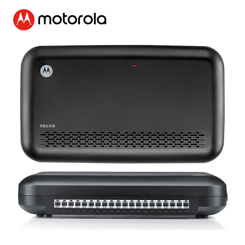 摩托罗拉(Motorola) PBX416 小型交换机 4进16出 （单位：台） 黑色