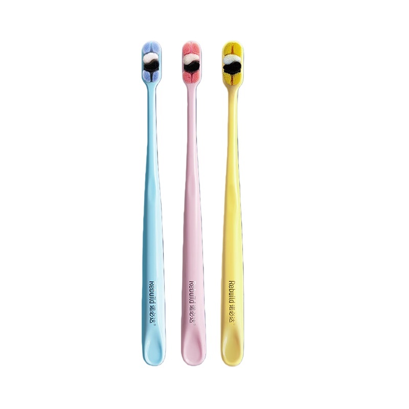 诺必达 新一代炫彩万毛 牙刷 3支/组 （单位：组） 颜色随机